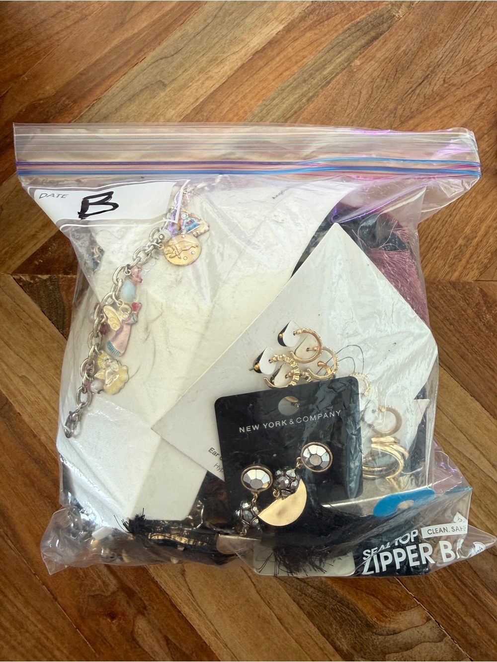 3lb+ Junk Jewelry Craft Lot Mixed Earrings Necklaces DIY